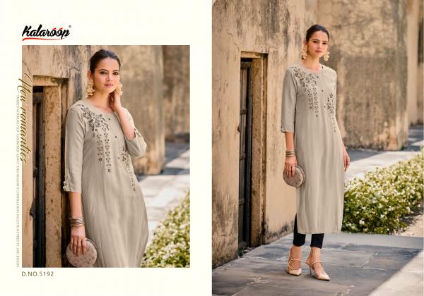 Kalaroop Kaviya Trendy Wear Designer Kurti Collection